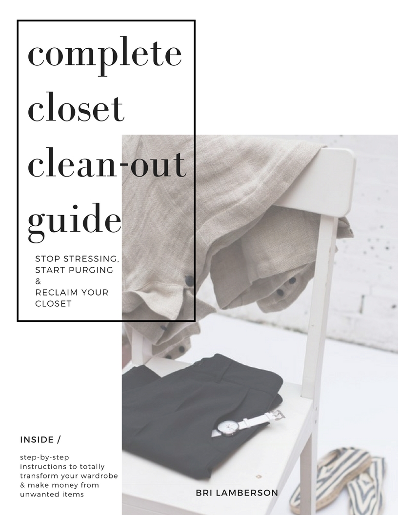 Download Your FREE Closet Clean Out Guide.