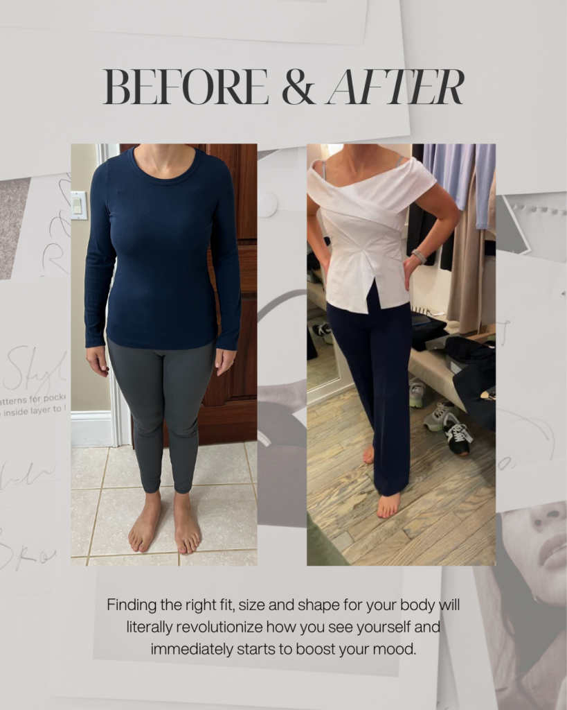 Bri Lamberson Personal Stylist Knoxville My client before and after